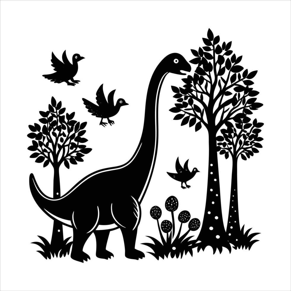 Giraffe playing roller skate in the park vector