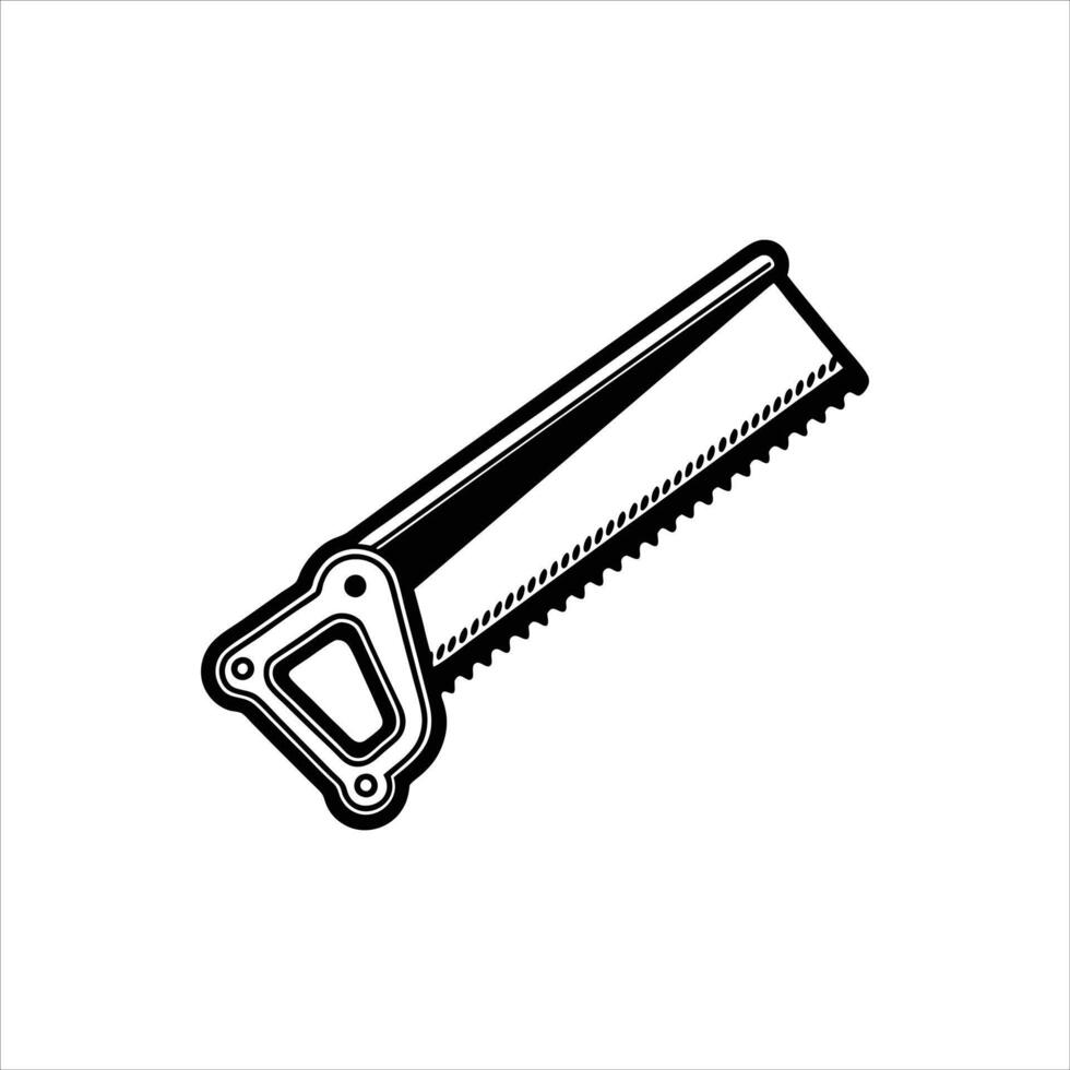 Hacksaw Images Free Black a nd White vector
