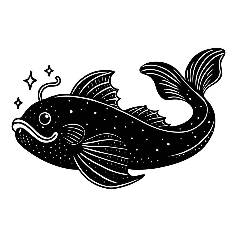 Flat marine elements collection vector