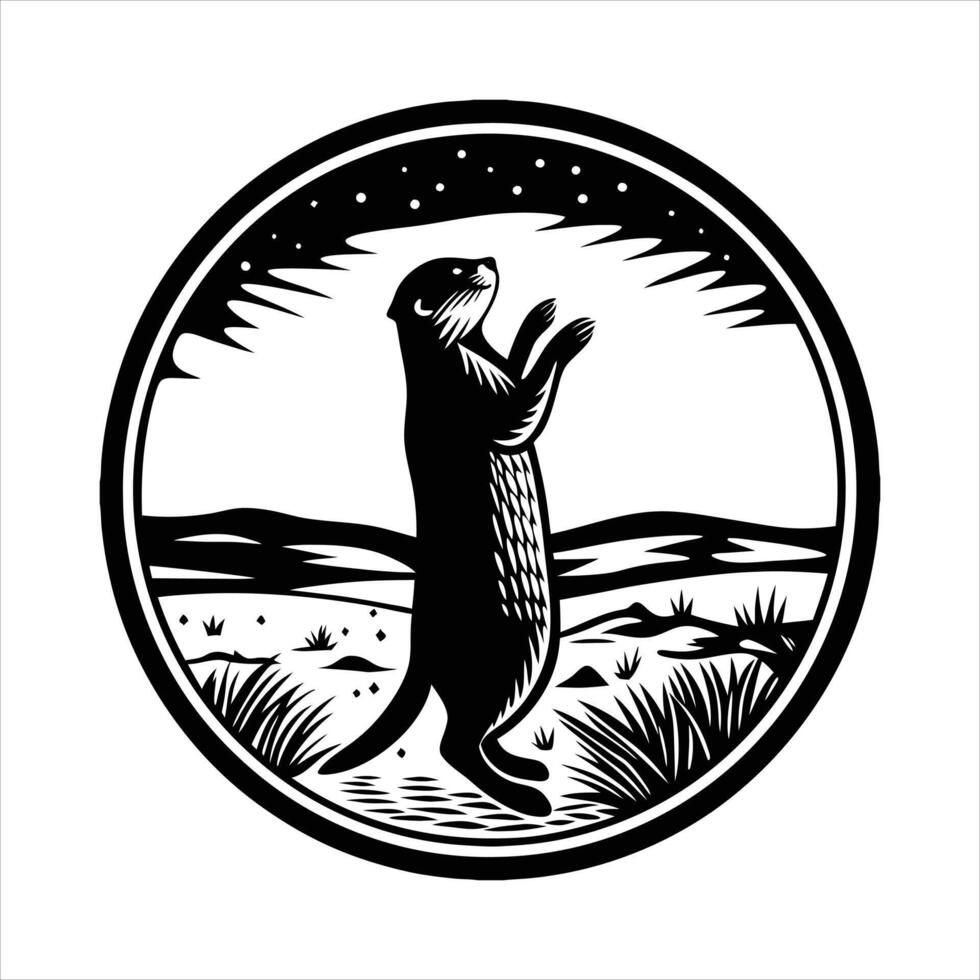 Meerkat Gazing Upwards Images vector