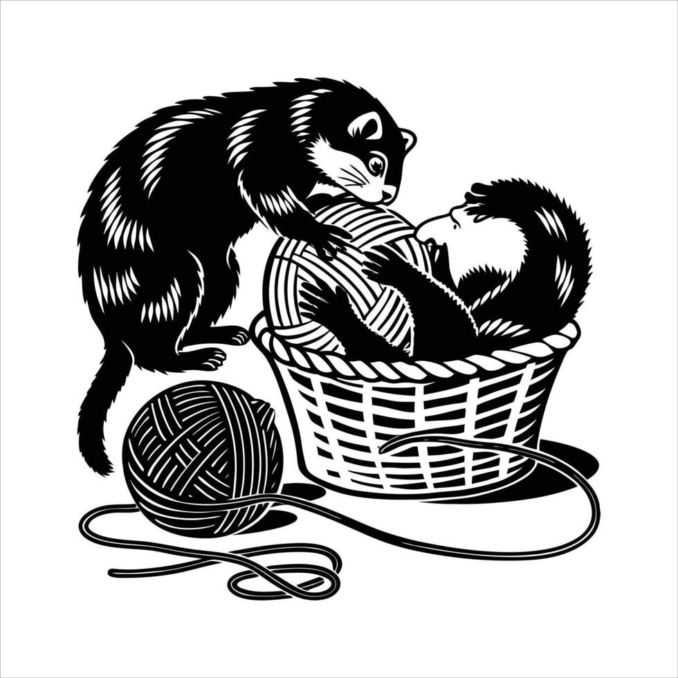 Cute Beaver in pocket animal cartoon concept vector