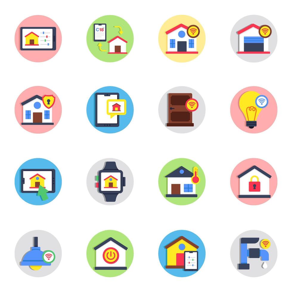 Pack of Home vector