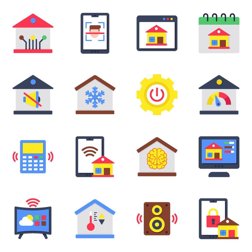 Pack of Smart Tech vector