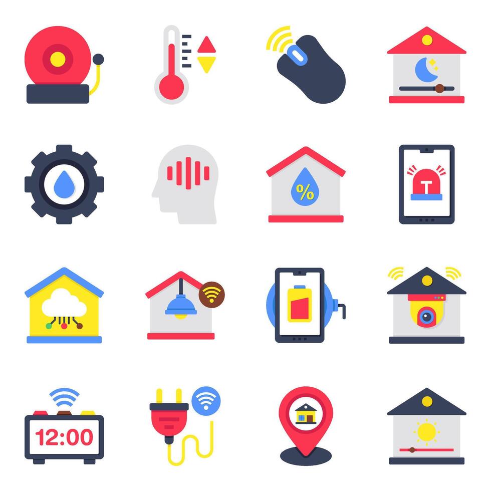 Pack of Smart Technology vector
