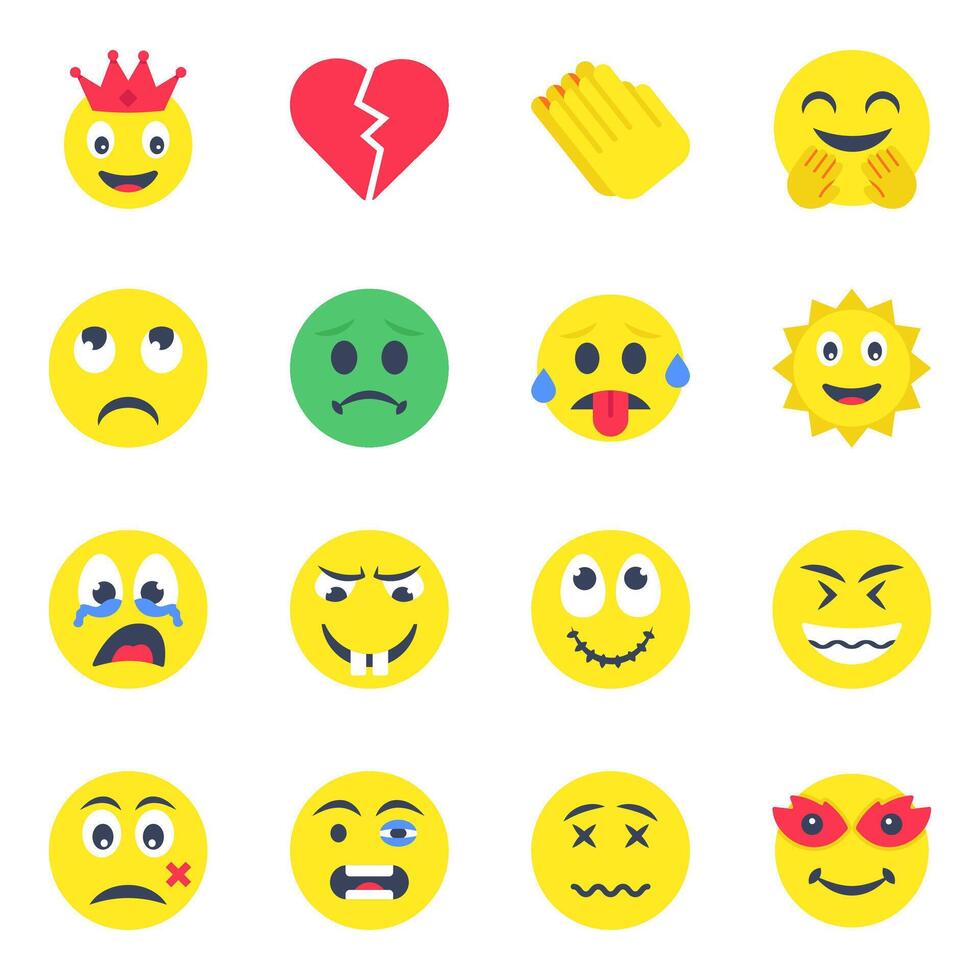 Pack of Emoji vector