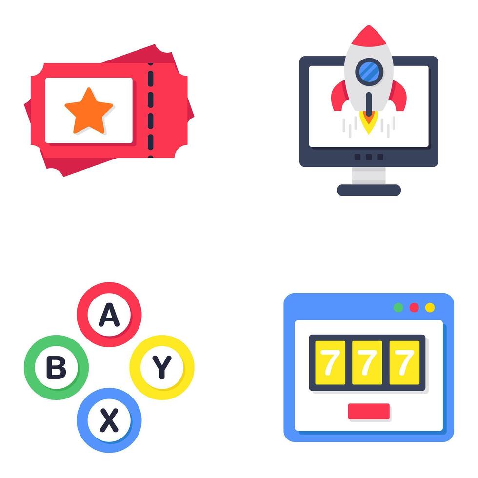 Set of Sports and Gambling vector