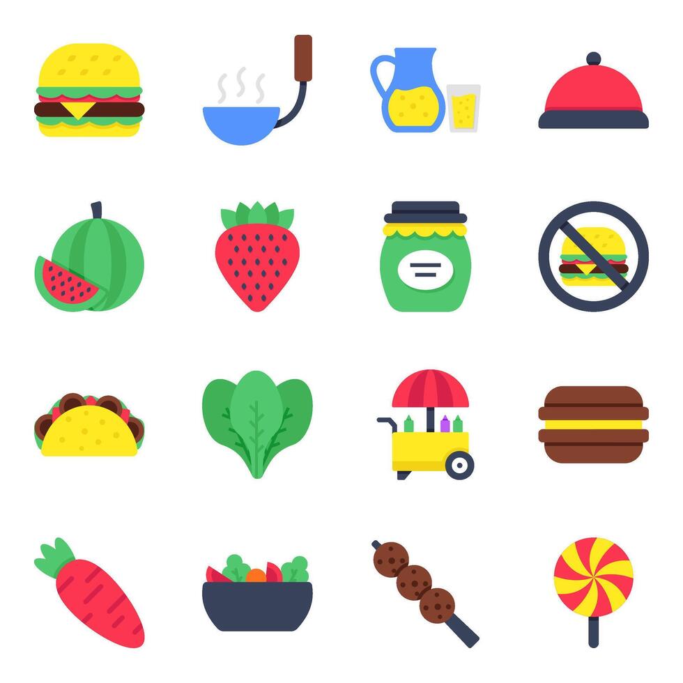 Pack of food vector