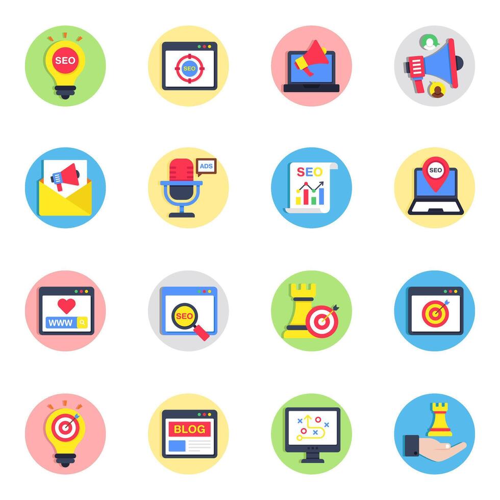 Set of Seo vector