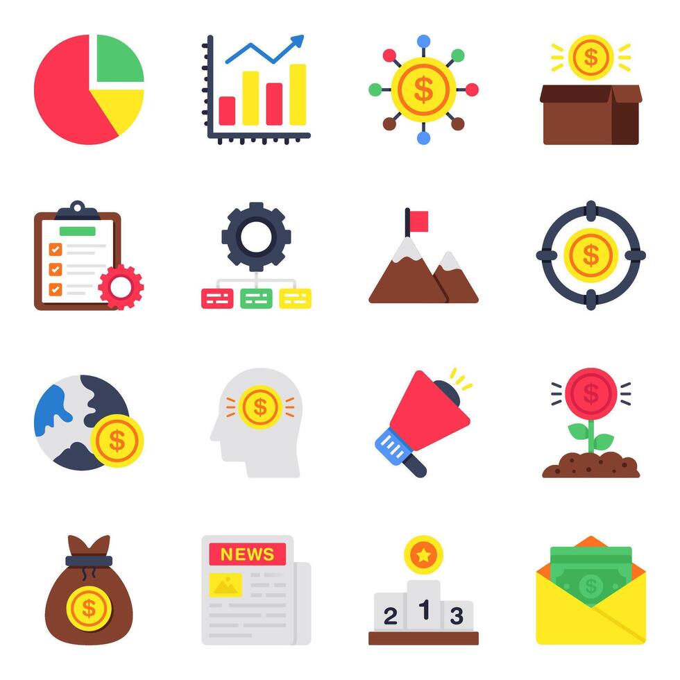Pack of Data Analytics vector