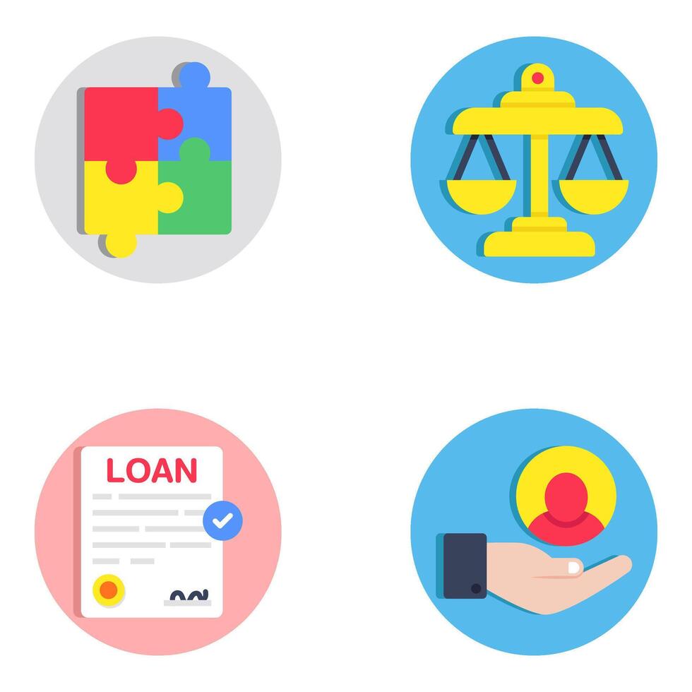 Pack of Finance and Statistics analysis vector