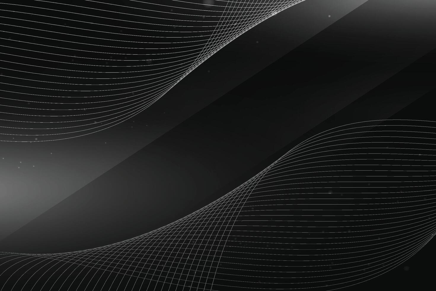 Black flat abstract background design vector