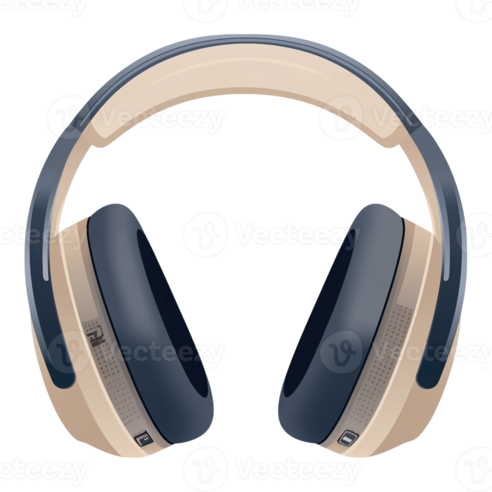 Headphones with a minimalist design png
