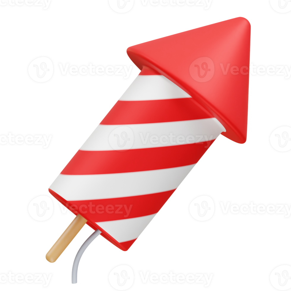 fireworks icon 3d render illustration png