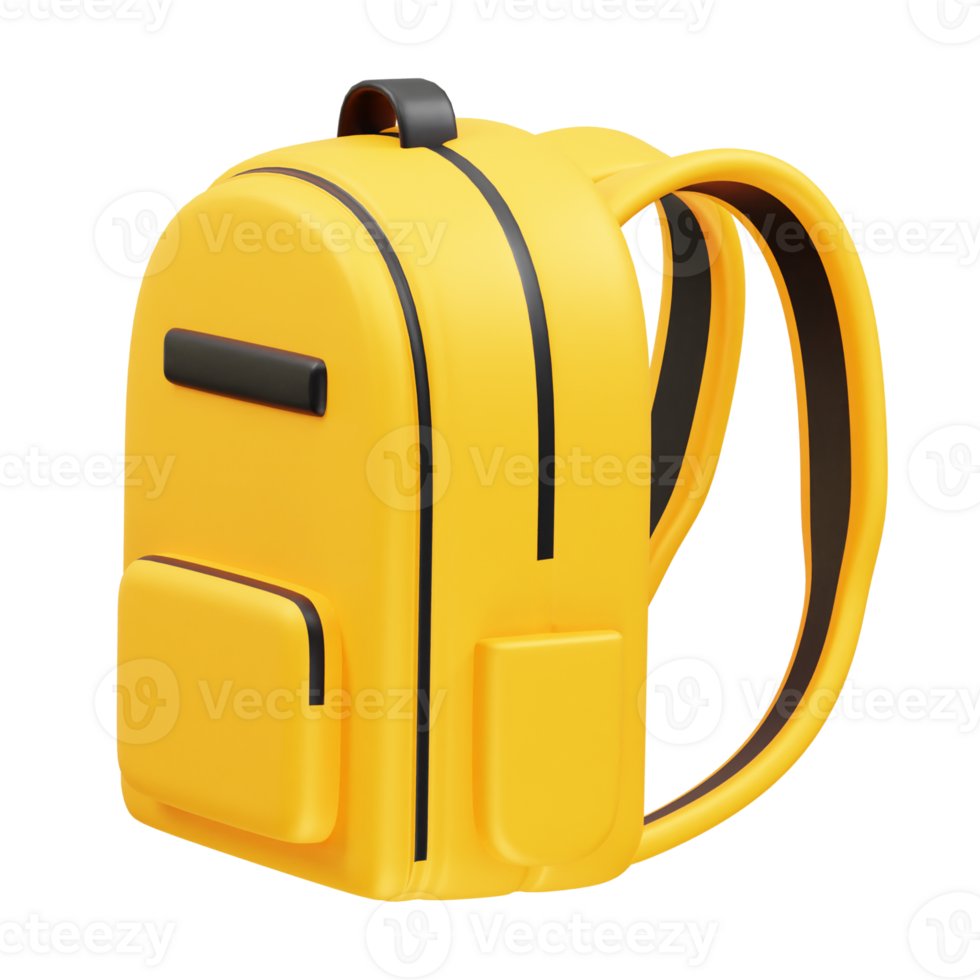 Backpack 3d icon 3d rendering icon. png