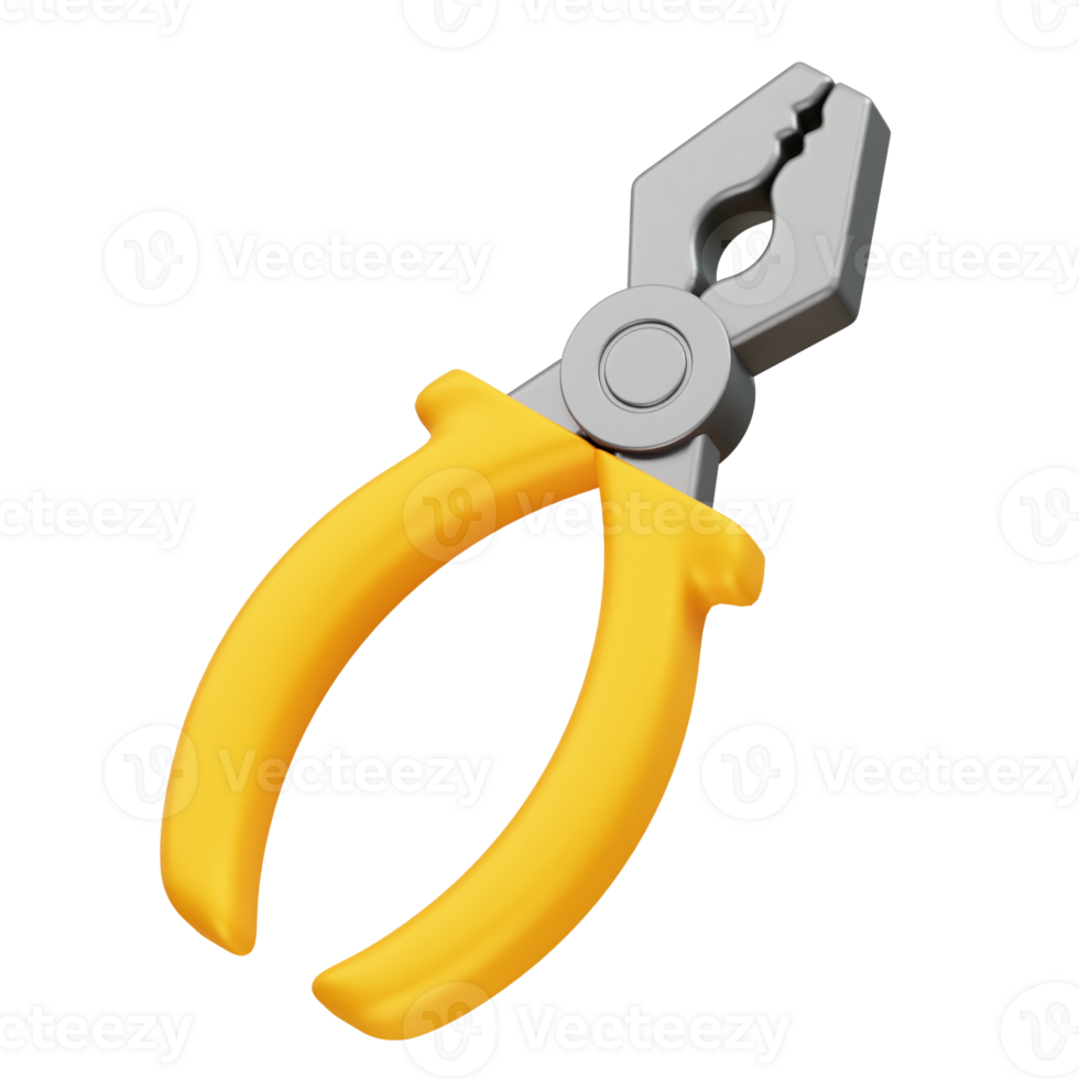 Pliers Tools 3D Icon. Pliers Tool 3D Icon Illustration png