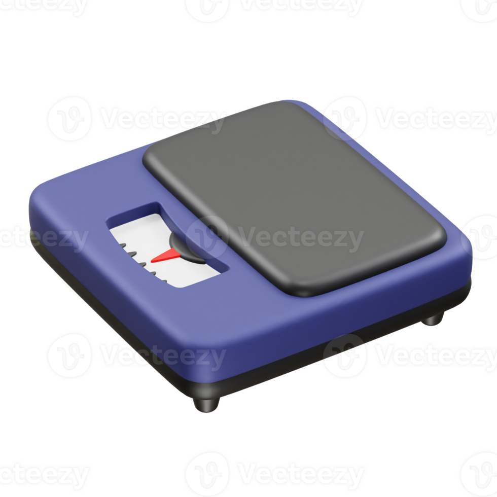 Weight Scale 3d icon illustration rendering png