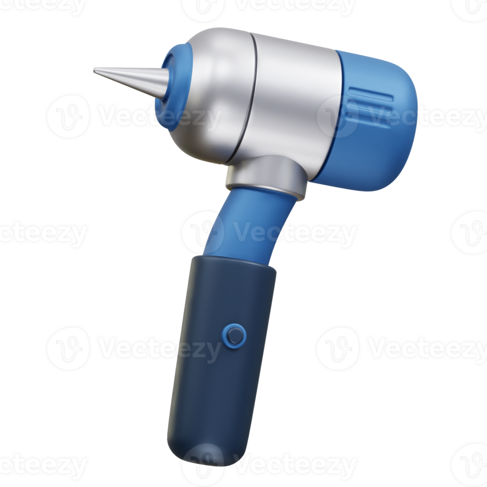 Dental drill icon illustration 3d png