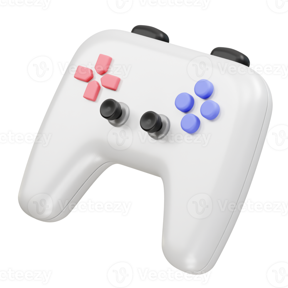 Game stick, Game controllers icon 3d render png