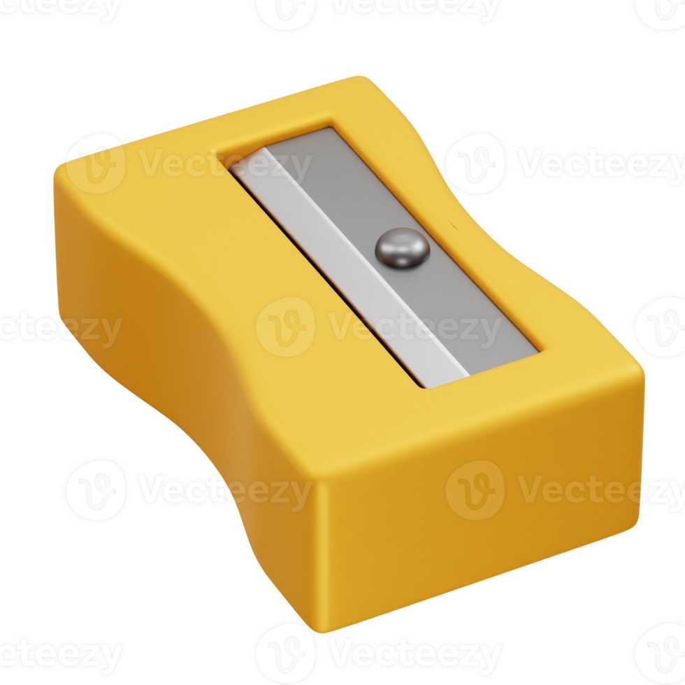 Sharpener icon illustration 3d render png