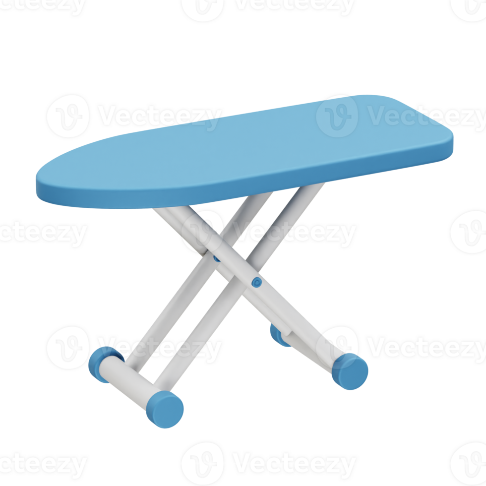 3d illustration of ironing board. Ironing board 3d render illustration png