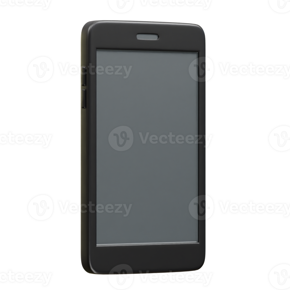 smartphone icon illustration render png
