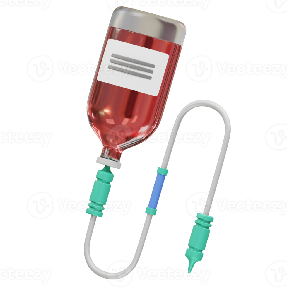 Infusion 3D Icon Illustration render png