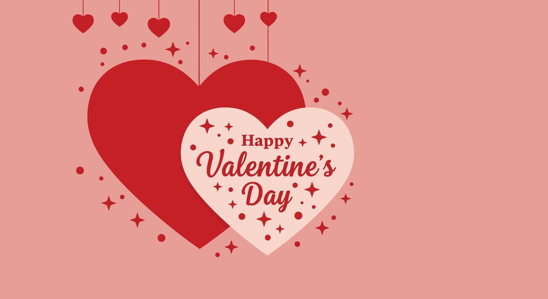 Beautiful Heart Design for Valentine's Day vector