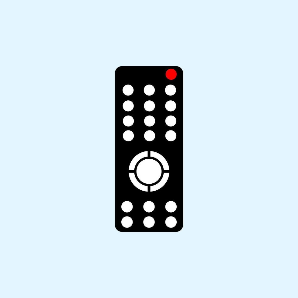 simple tv remote icon symbol design vector