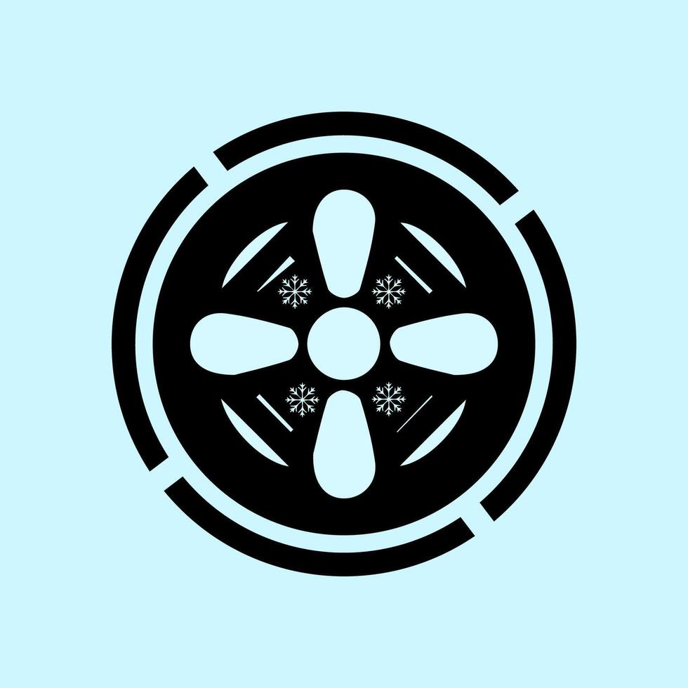 cooling fan illustration. vector