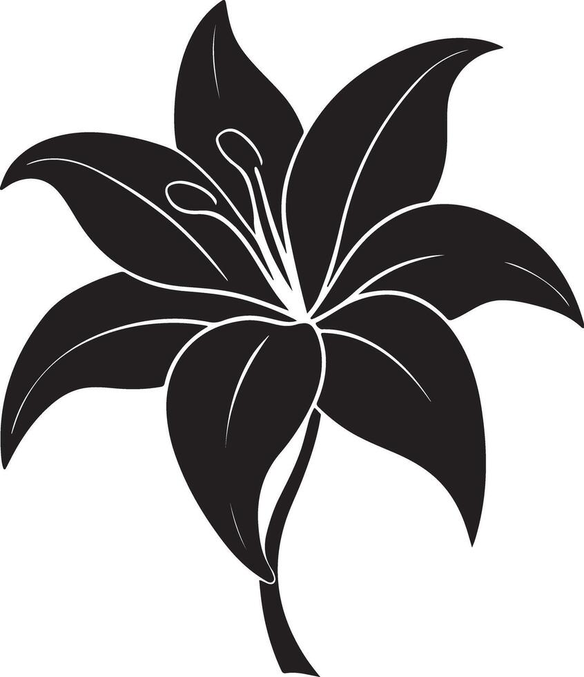 Flower Shape Line Art for Coloring Enthusiasts vector