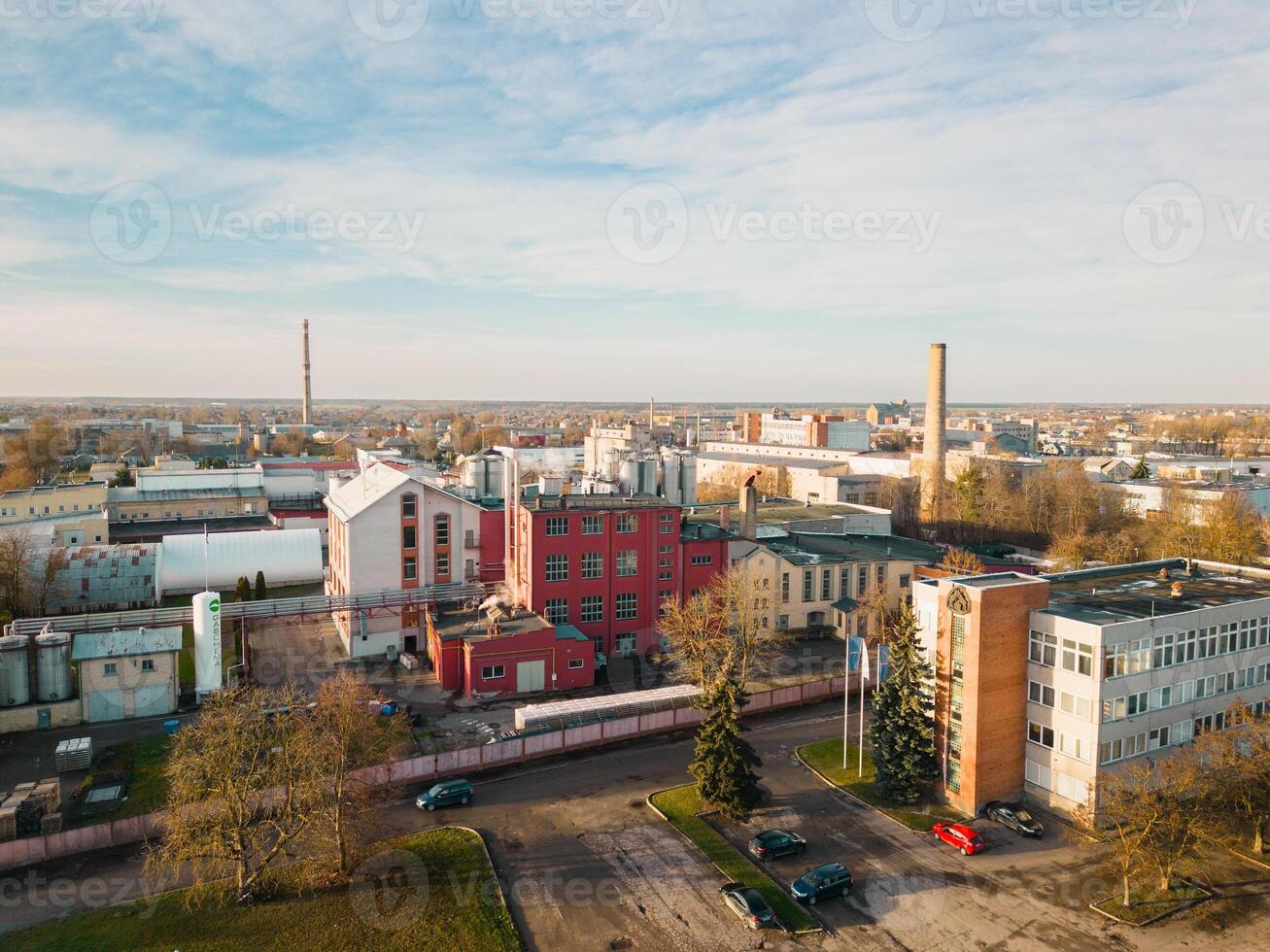 Gubernija - Historical Unique Brewery factory buildings complex. Manor brewery. Gubernija HUB. Lithuanian beer and kvass produce photo