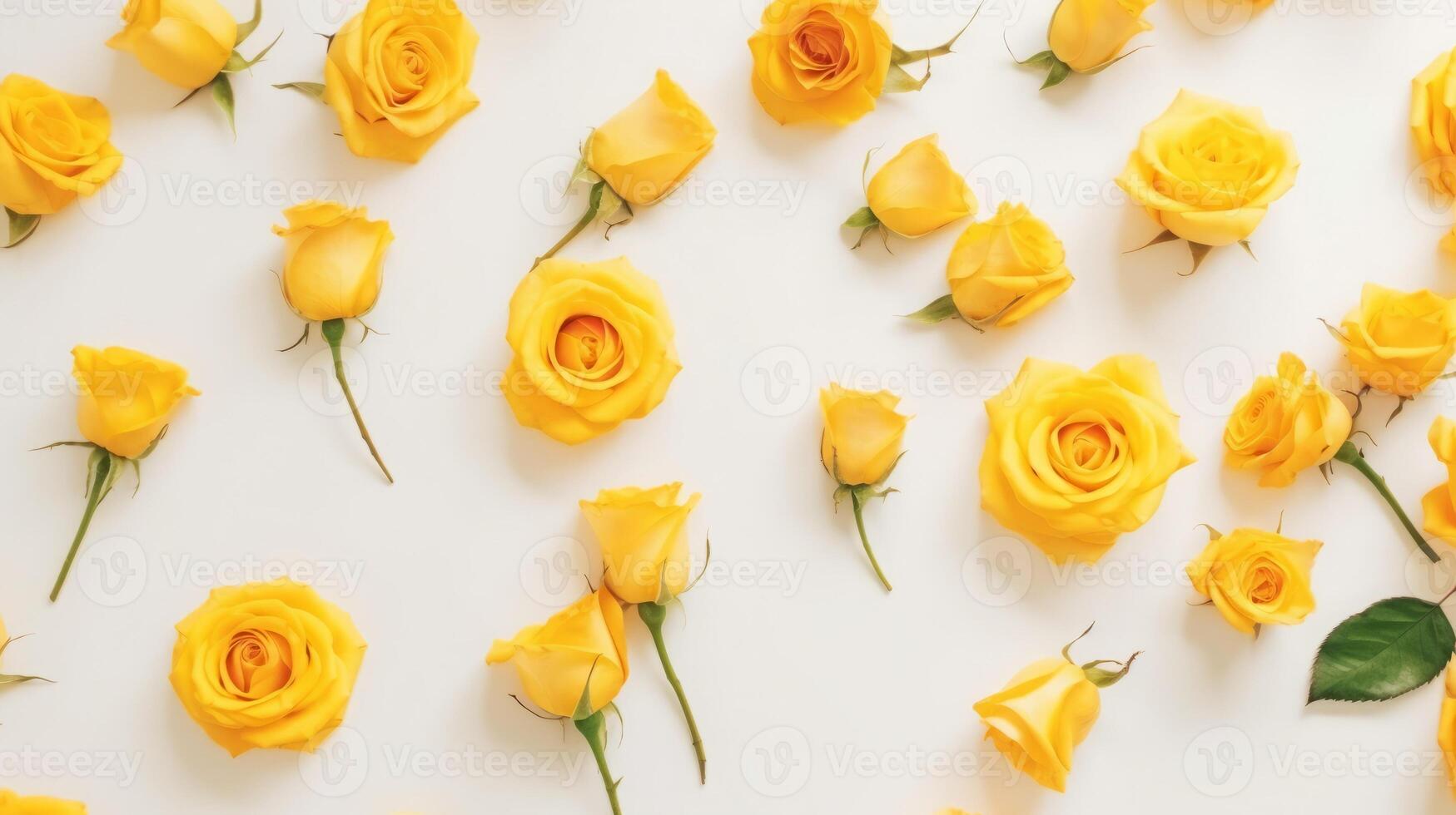 Top view spring flowers background, mother day background, blank space, rose art photo