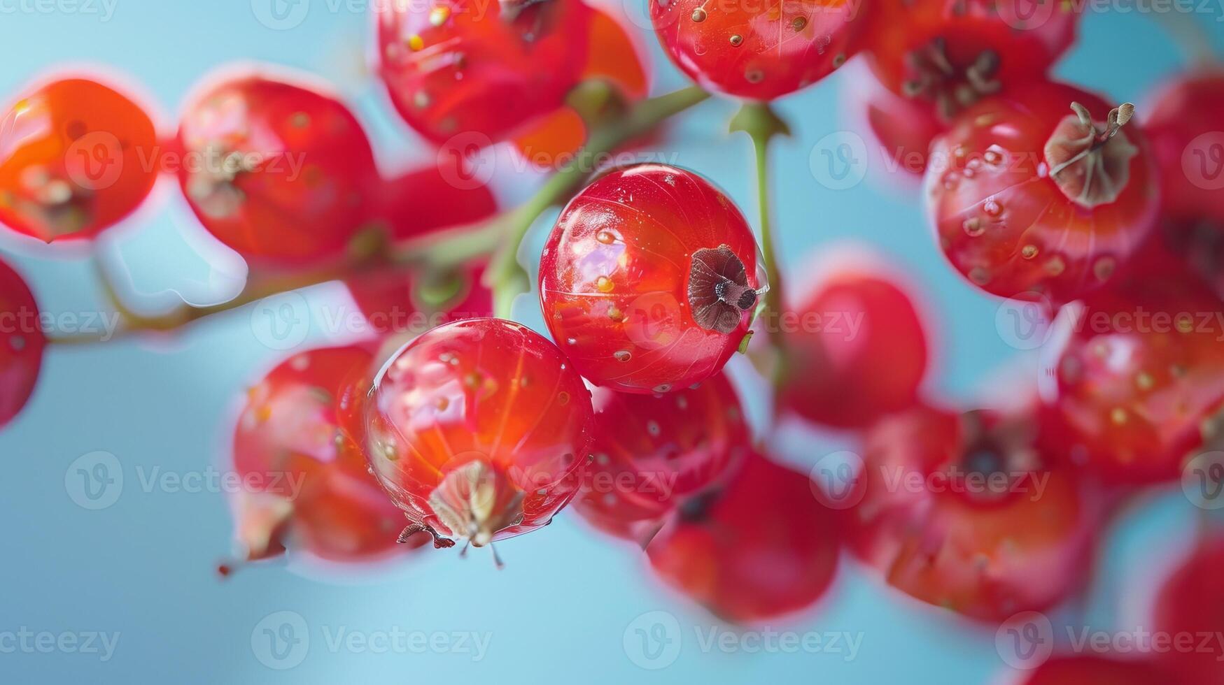 realistic Top view summer fruits background, healthy food photo, berries photo