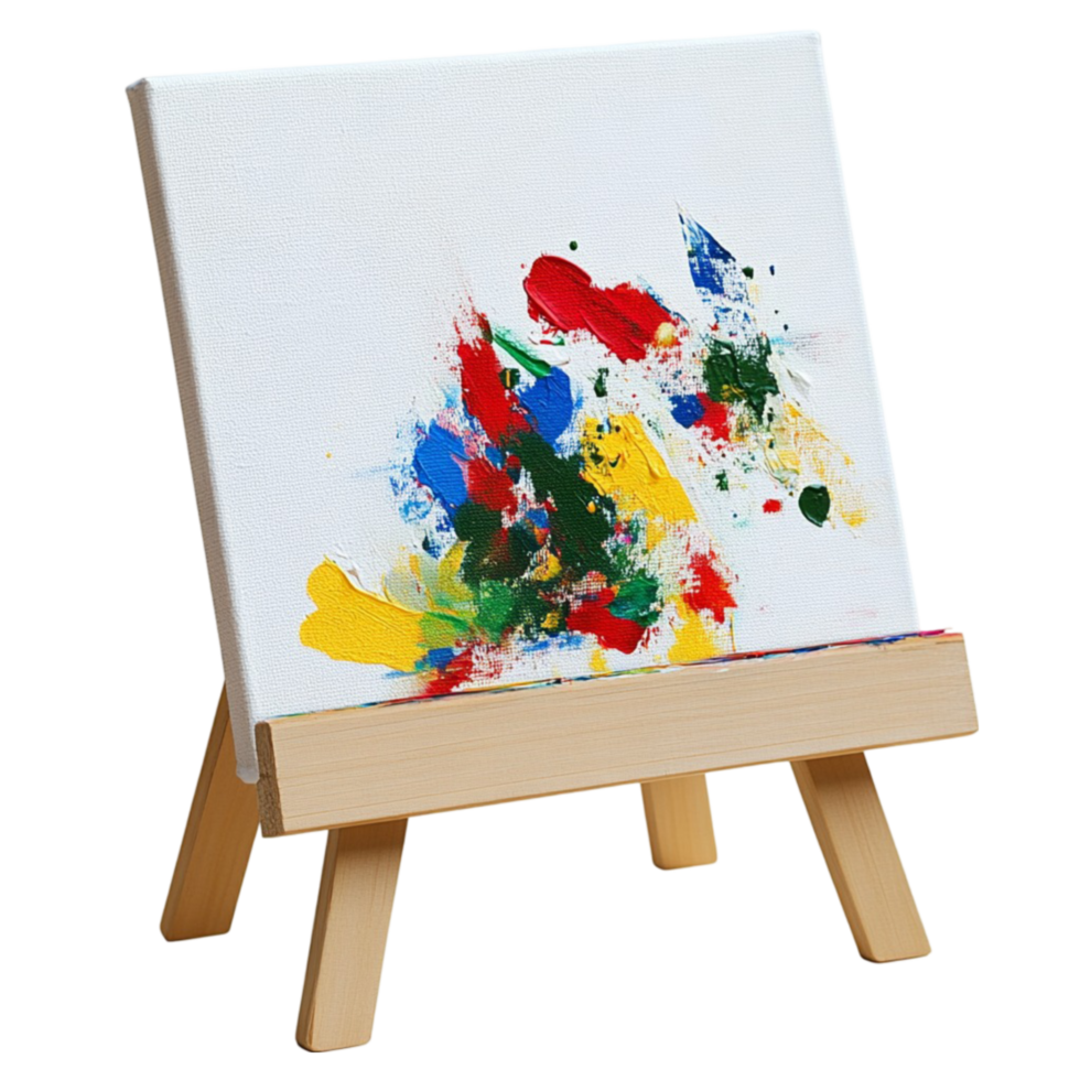 Small Easel on Transparent Background png