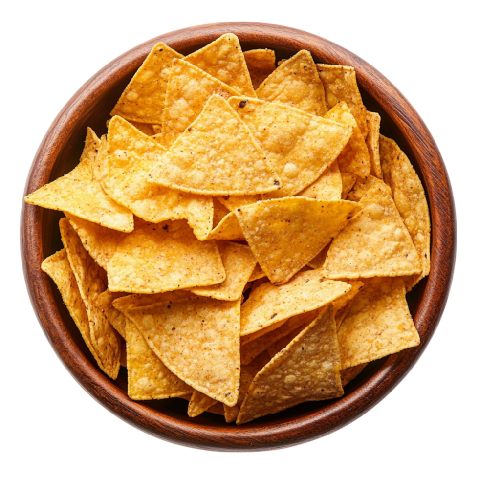 Nacho Chips Bowl On Transparent Background png