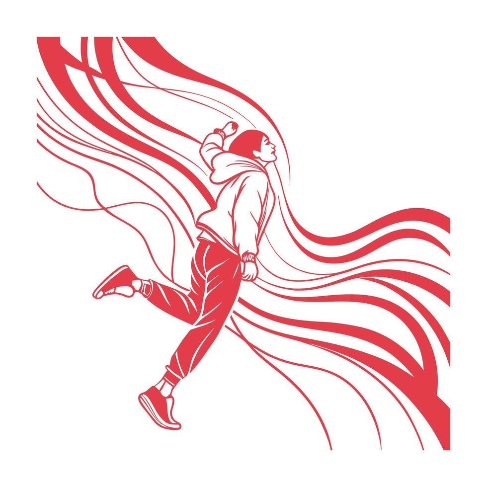 abstract red background vector