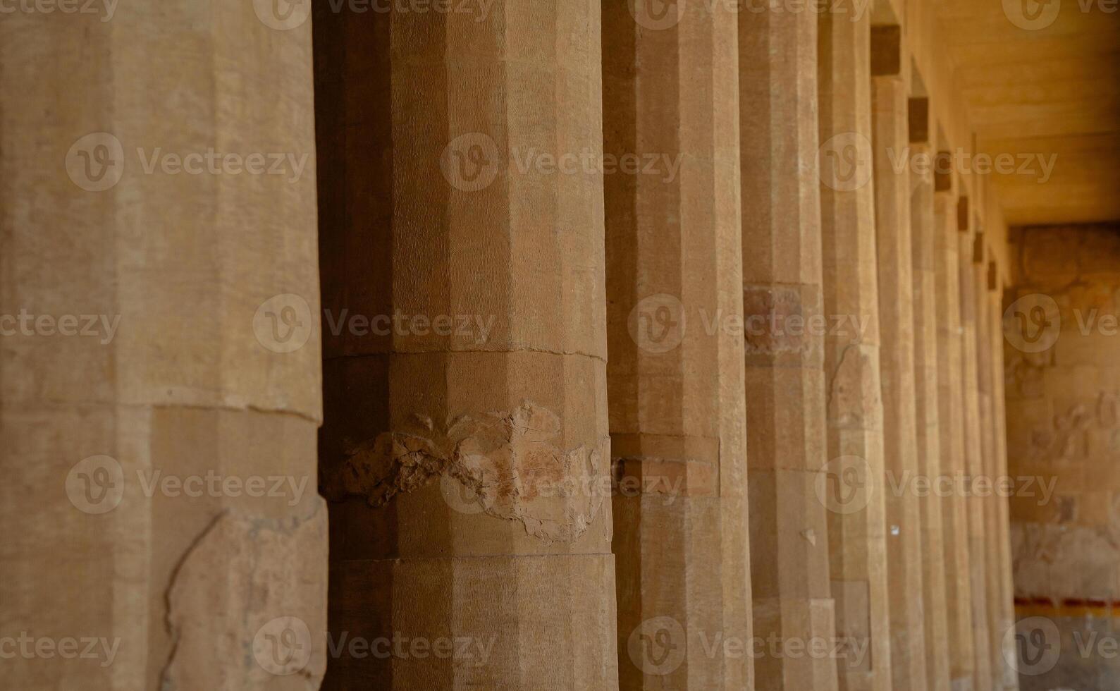 Columns of the Temple of Hatshepsut photo