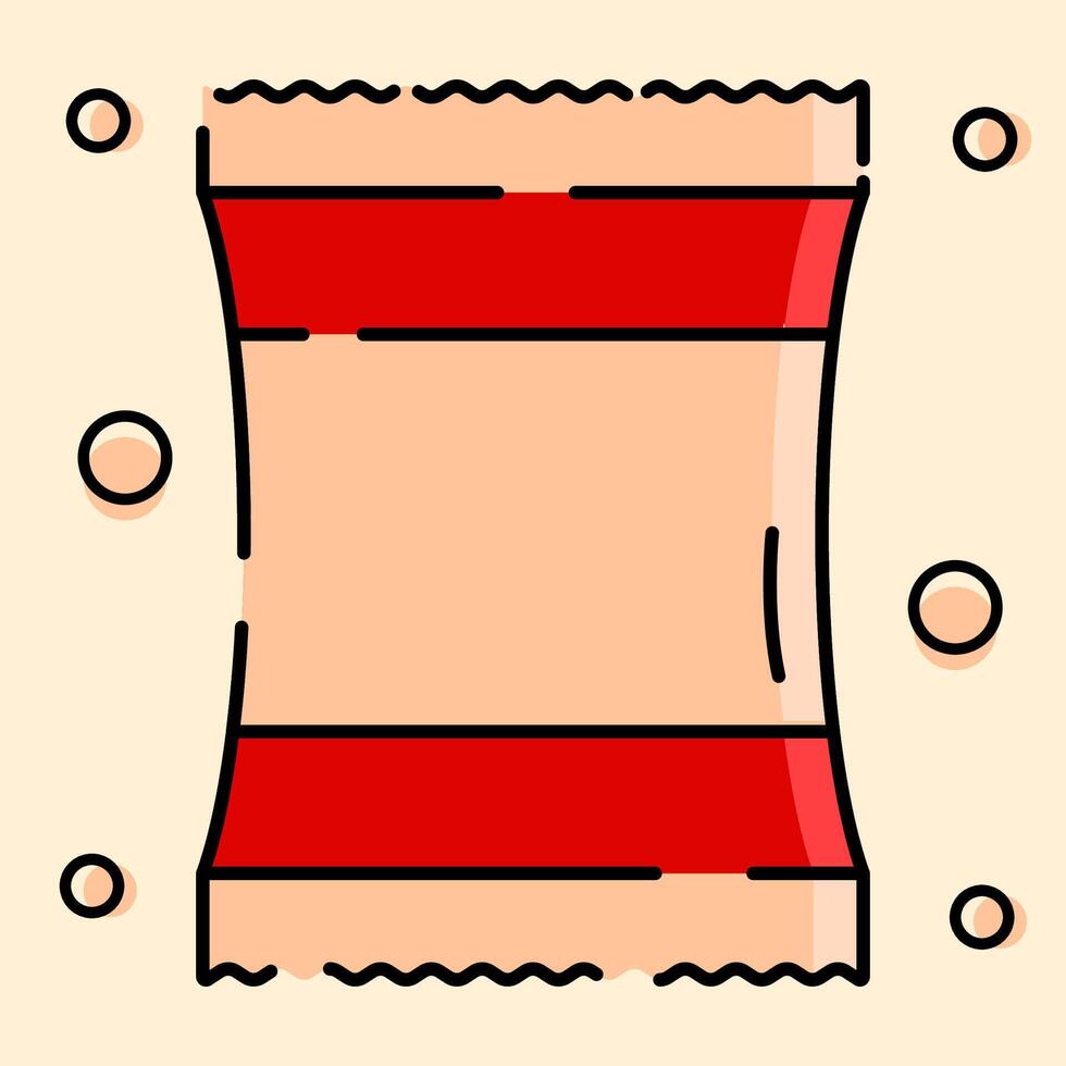 Wrapping Candy Icon Illustration vector