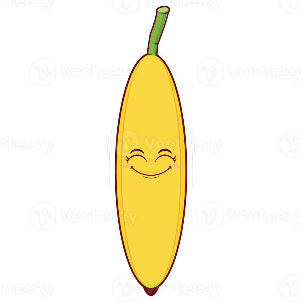 banana smile expression face illustration png