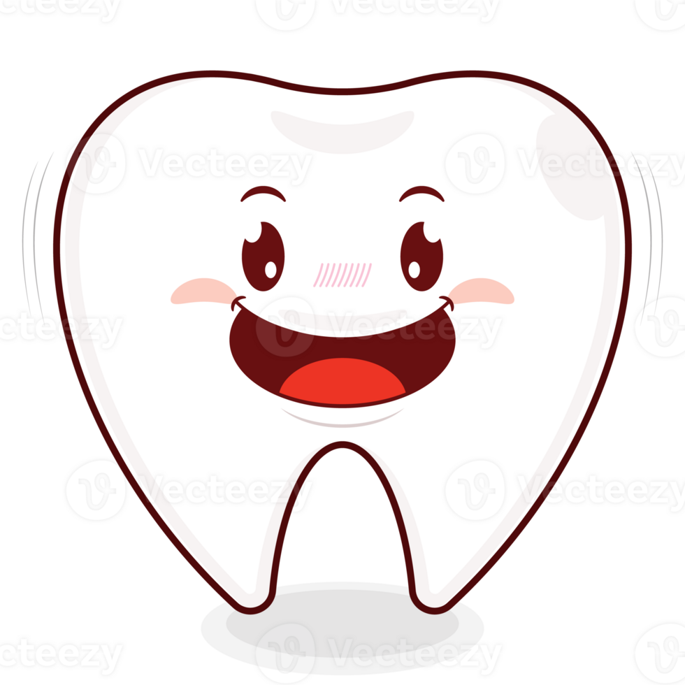 tooth playful illustration design png