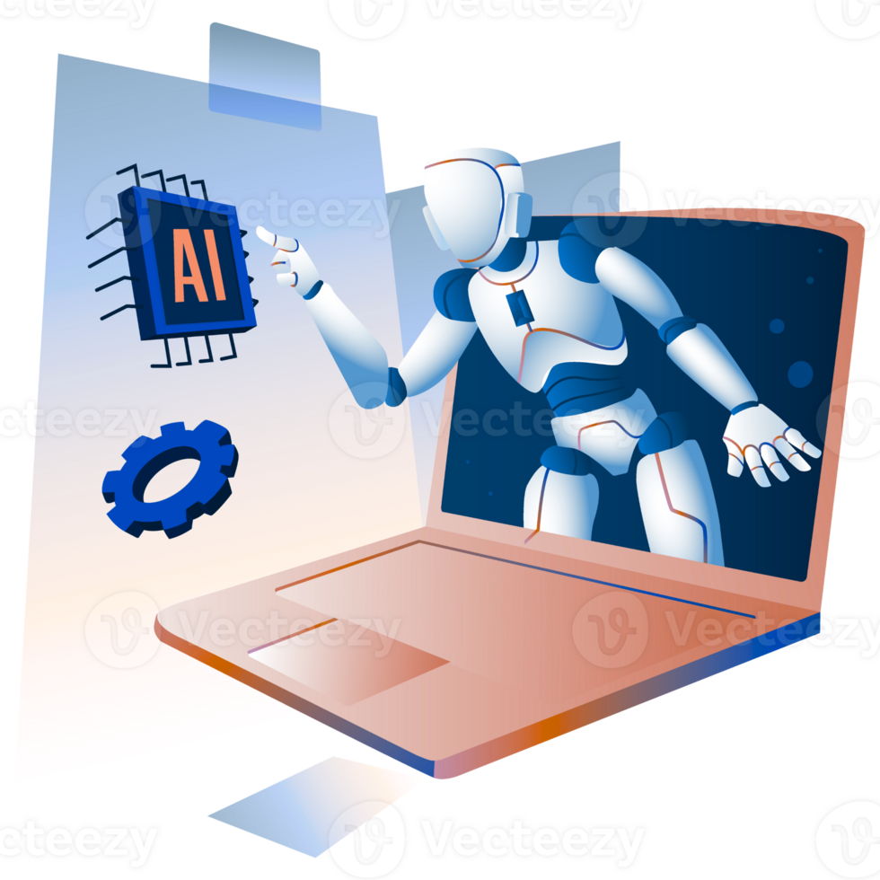 Ai technology computer programming png
