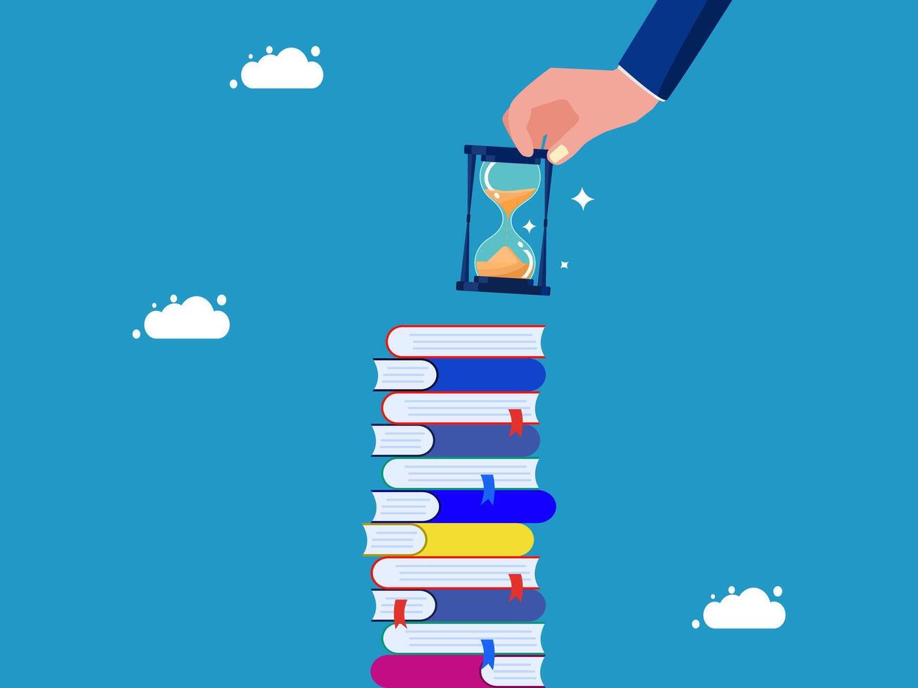 time running out, business concept, time management vector