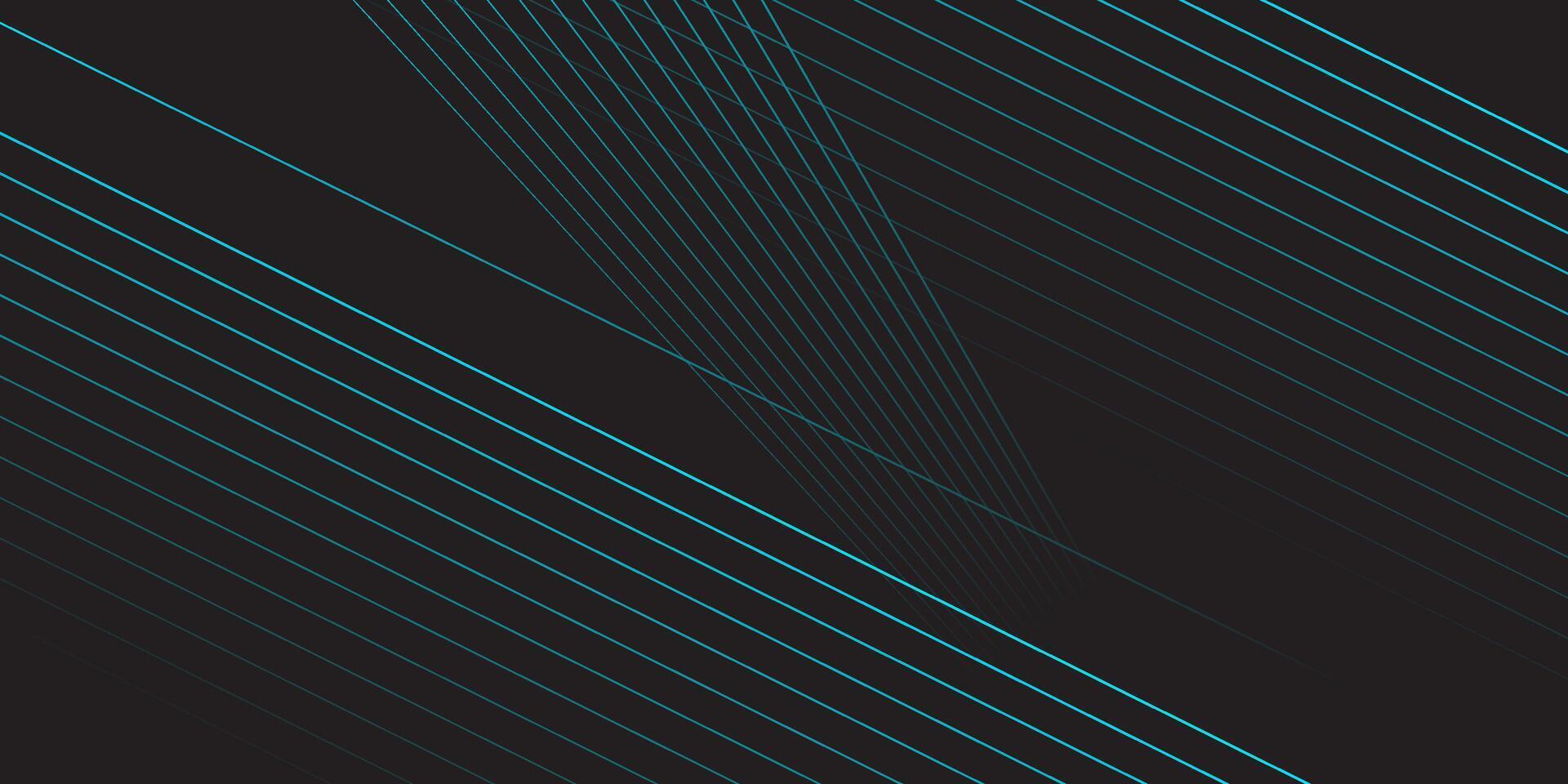 Black cover with blue straight lines. Abstract sparkling illustration with colored sticks. Smart design for business advertising. Futuristic energy, science, technology concept. vector