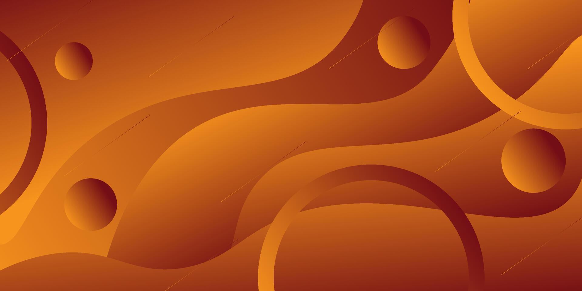 Dynamic orange textured background design Modern minimalist abstract in 3D style with wavy shapes. EPS10 vector