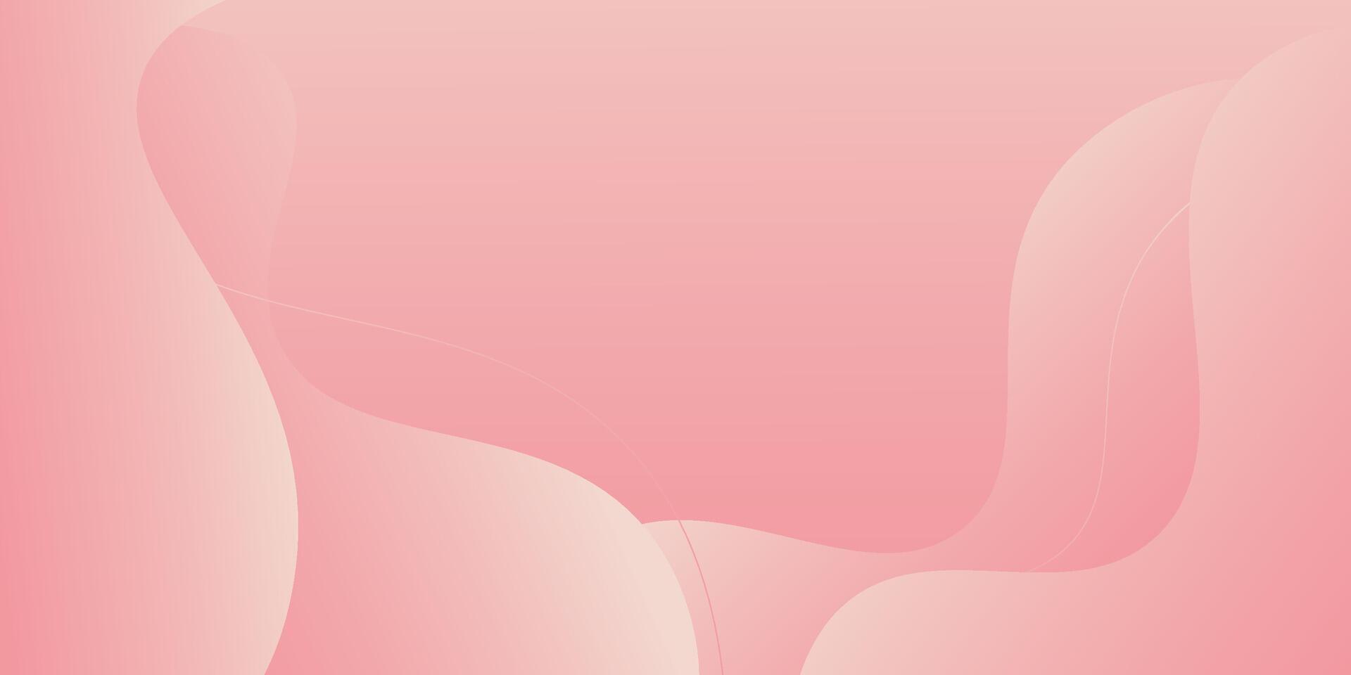 Simple abstract wave background design in pink. Elegant style and luxury background. Simple soft pink color design. Eps10 vector