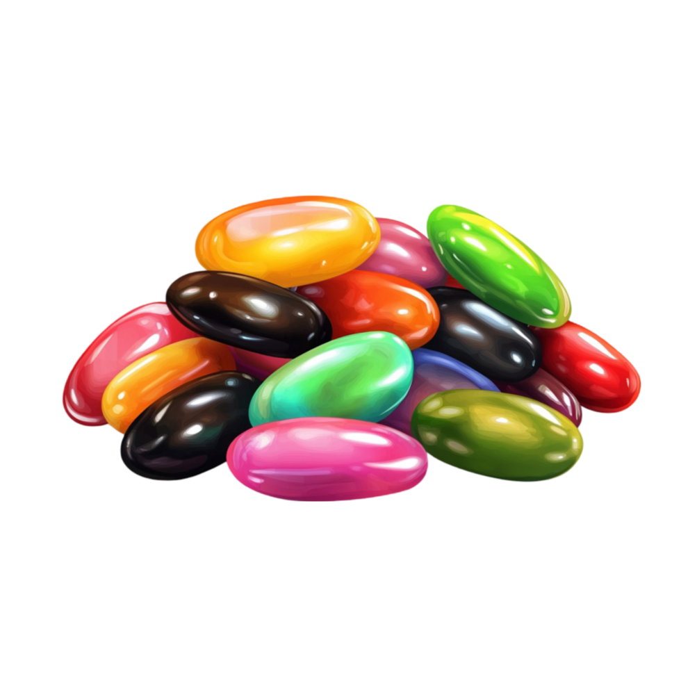 Colorful candy pile png