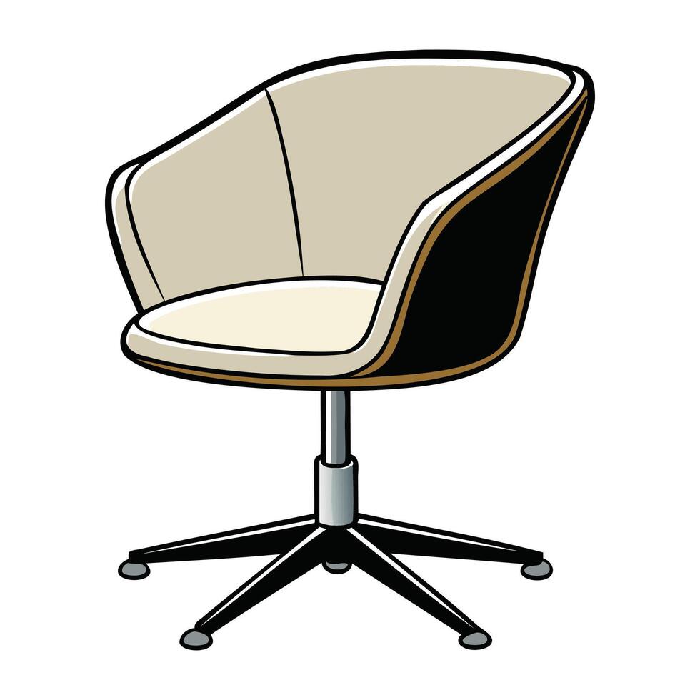 Modern Office Computer Chair Design vector