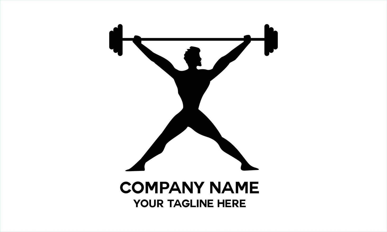 icon of person lifting weights vector