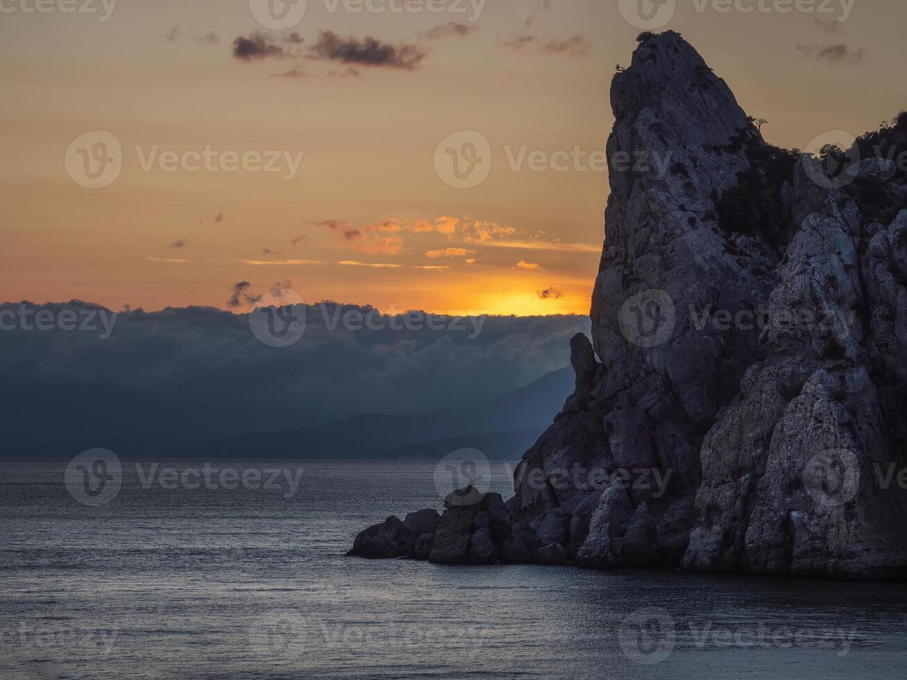 Crimea. Mount Karaul-both. Black sea coast photo