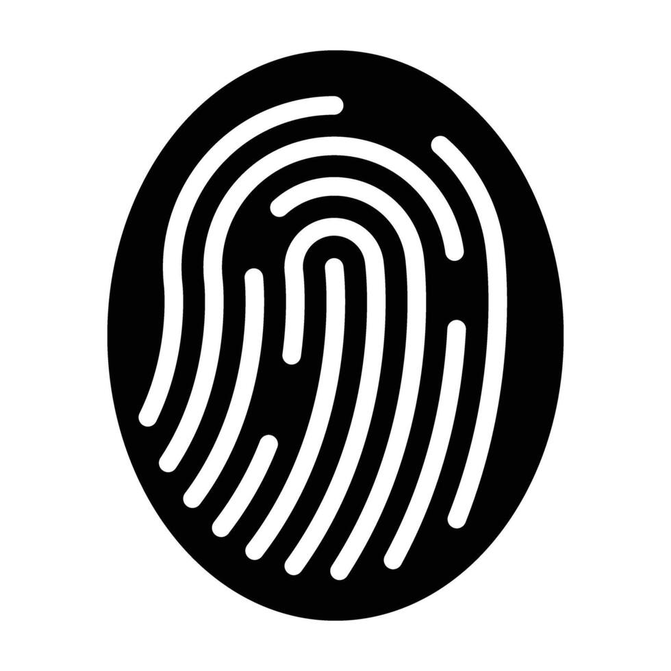 Fingerprint Icon Design For Personal nad Commercial Use vector
